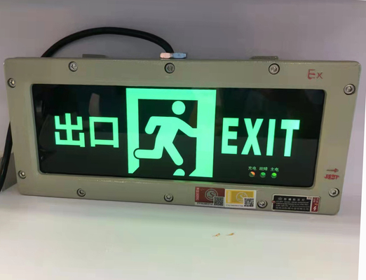 3W 100lm/w impermeabile IP65 a prova di esplosione luce LED di allarme di emergenza segnale di uscita luce a prova di esplosione