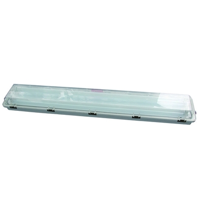 Luce fluorescente antideflagrante certificata ATEX & IECEx | Illuminazione lineare a prova di fiamma IP66 per aree pericolose