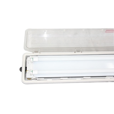 100lm/w Risparmio energetico 600mm Luce fluorescente a prova di esplosione con grado di protezione IP66 con tempo di emergenza di 90 minuti